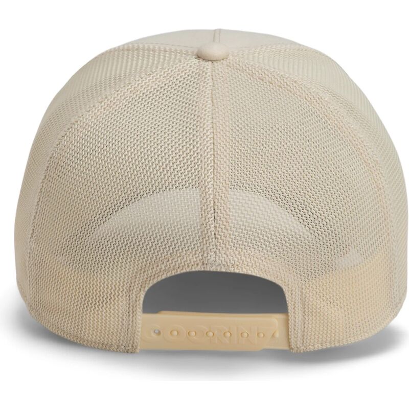 casquette-trucker-rouge-et-beige-coq-the-suede-rooster-microsuede-cock-the-farm-goorin-bros