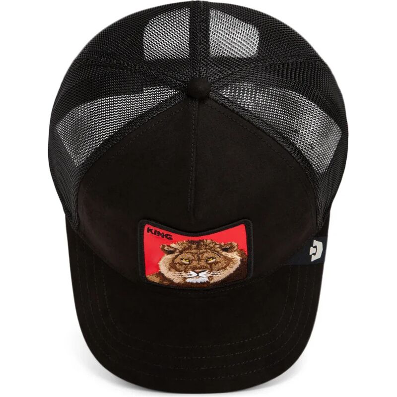 mutzen-gebogen-schwarz-snapback-re-leone-rosso-microsuede-king-the-farm-goorin-bros mutzen-gebogen-schwarz-snapback-re-leone-rosso-microsuede-king-the-farm-goorin-bros