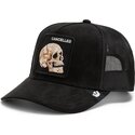 casquette-trucker-noire-crane-suede-cancelled-skull-microsuede-the-farm-goorin-bros