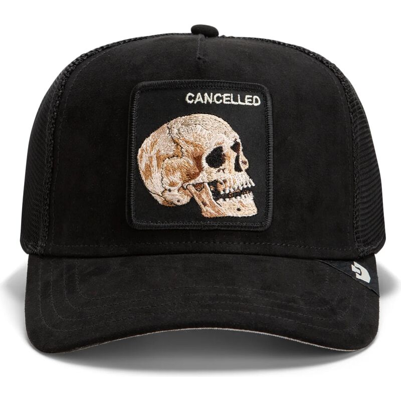 mutzen-gebogen-schwarz-snapback-suede-cancelled-skull-microsuede-the-farm-goorin-bros mutzen-gebogen-schwarz-snapback-suede-cancelled-skull-microsuede-the-farm-goorin-bros