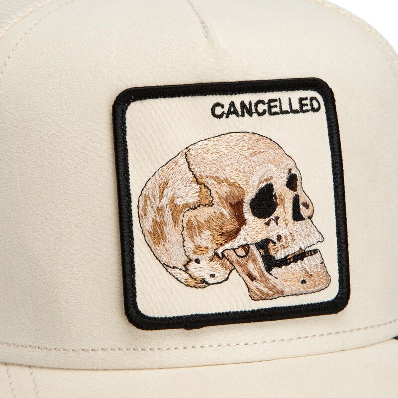 mutzen-gebogen-beige-snapback-suede-cancelled-skull-microsuede-the-farm-goorin-bros mutzen-gebogen-beige-snapback-suede-cancelled-skull-microsuede-the-farm-goorin-bros