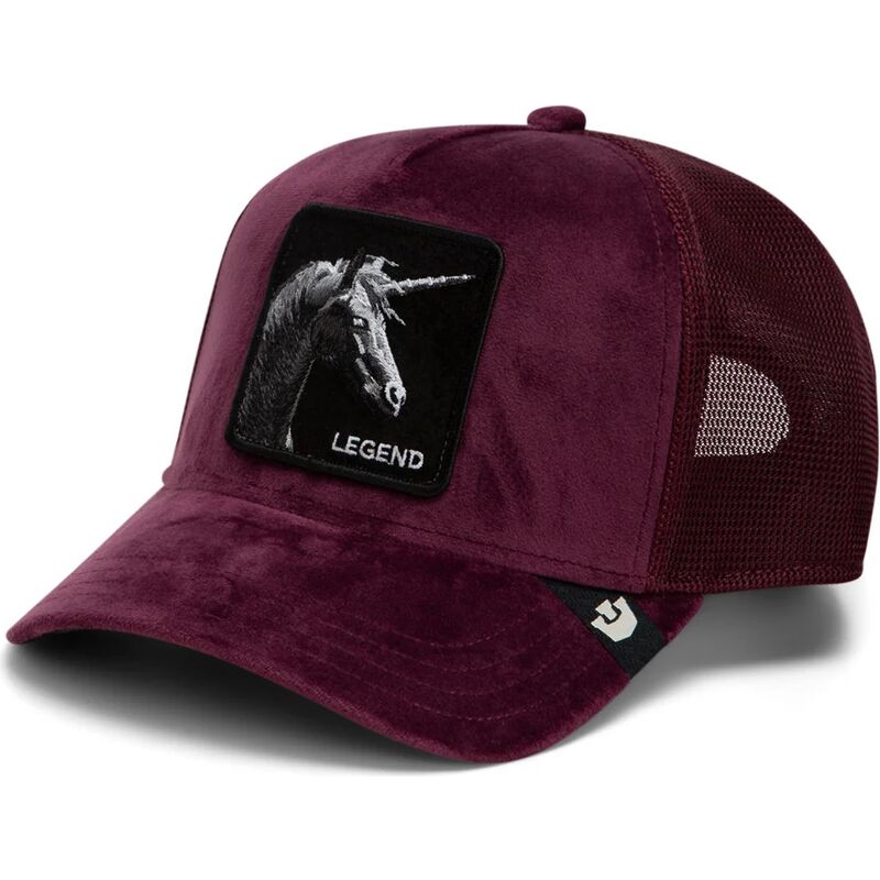 mutzen-gebogen-rot-snapback-velour-legend-the-farm-goorin-bros