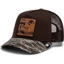 mutzen-gebogen-braun-snapback-engraved-dog-camo-glitch-the-farm-goorin-bros