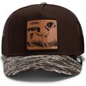 mutzen-gebogen-braun-snapback-engraved-dog-camo-glitch-the-farm-goorin-bros