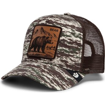 Mützen gebogen tarnung snapback Engraved Bear Camo Glitch...