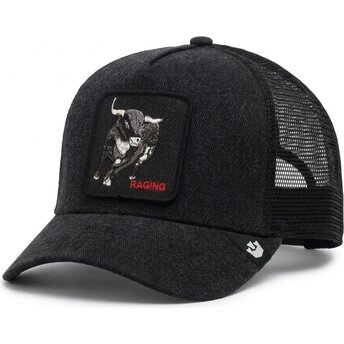 Mützen gebogen schwarz snapback Raging Denim After Dark The Farm Goorin Bros.