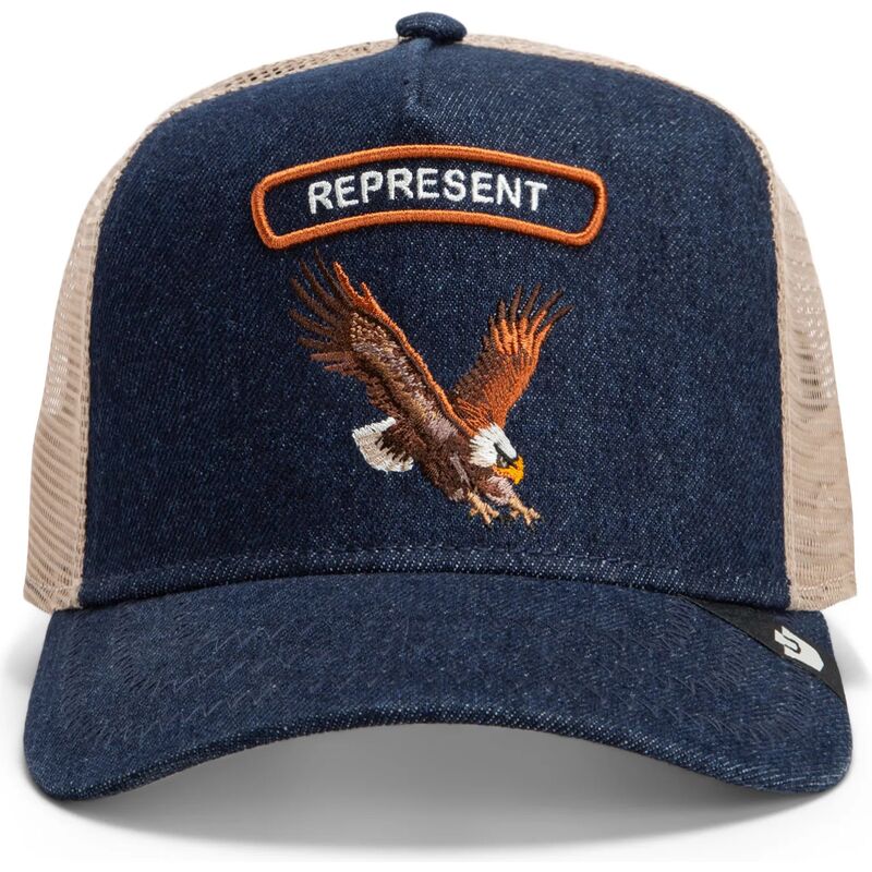mutzen-gebogen-marineblau-snapback-represent-rocker-denim-after-dark-the-farm-goorin-bros mutzen-gebogen-marineblau-snapback-represent-rocker-denim-after-dark-the-farm-goorin-bros