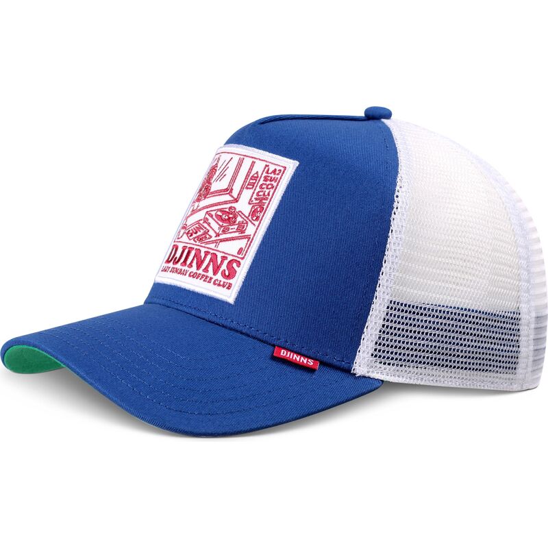 casquette-trucker-bleue-et-blanche-hft-lscc-lazy-sunday-coffee-club-record-djinns