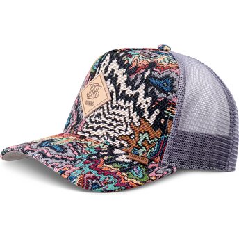 Mützen gebogen mehrfarbig snapback HFT Color Explo von Djinns