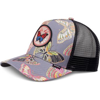 Mützen gebogen mehrfarbig snapback HFT Butterfly Linen von Djinns