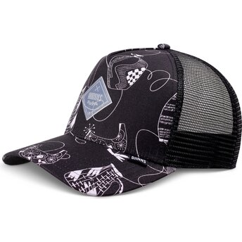 Mützen gebogen schwarz snapback HFT Bottles von Djinns
