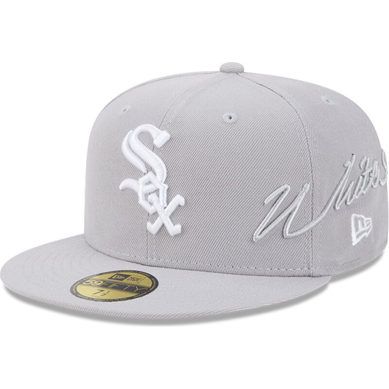 mutzen-flach-grau-angepasst-59fifty-side-script-der-chicago-white-sox-mlb-von-new-era mutzen-flach-grau-angepasst-59fifty-side-script-der-chicago-white-sox-mlb-von-new-era