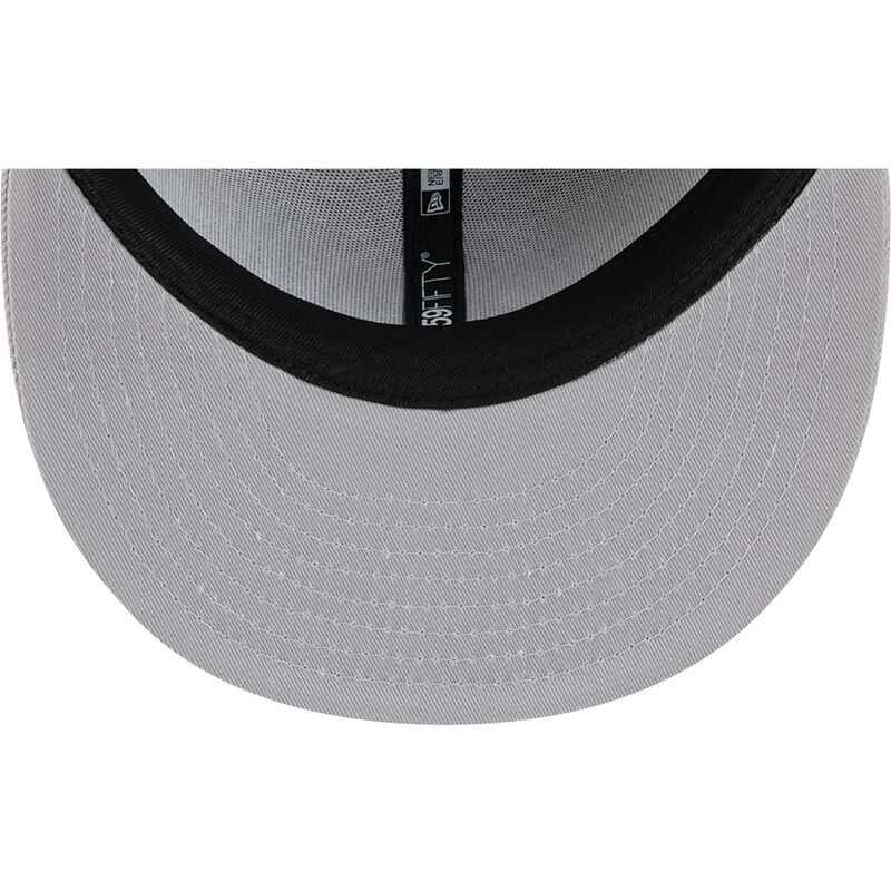 casquette-plate-grise-ajustee-59fifty-side-script-chicago-white-sox-mlb-new-era