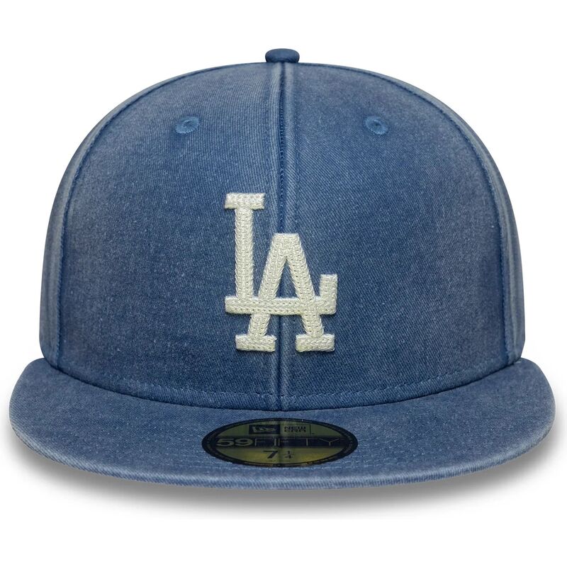 casquette-plate-bleue-ajustee-59fifty-washed-los-angeles-dodgers-mlb-new-era casquette-plate-bleue-ajustee-59fifty-washed-los-angeles-dodgers-mlb-new-era