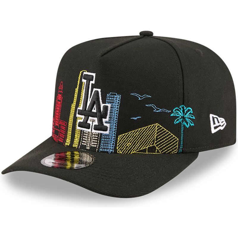 mutzen-gebogen-schwarz-snapback-9fifty-a-frame-precurved-skyline-der-los-angeles-dodgers-mlb-von-new-era mutzen-gebogen-schwarz-snapback-9fifty-a-frame-precurved-skyline-der-los-angeles-dodgers-mlb-von-new-era