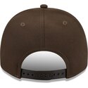 mutzen-gebogen-braun-snapback-9fifty-a-frame-precurved-visor-pin-der-atlanta-braves-mlb-von-new-era