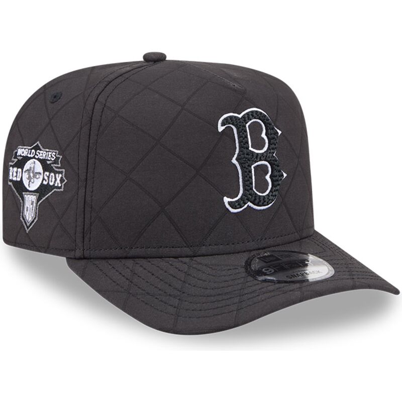 mutzen-gebogen-schwarz-snapback-9fifty-a-frame-precurved-checkered-der-boston-red-sox-mlb-von-new-era