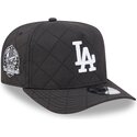 casquette-courbee-noire-snapback-9fifty-a-frame-precurved-checkered-los-angeles-dodgers-mlb-new-era
