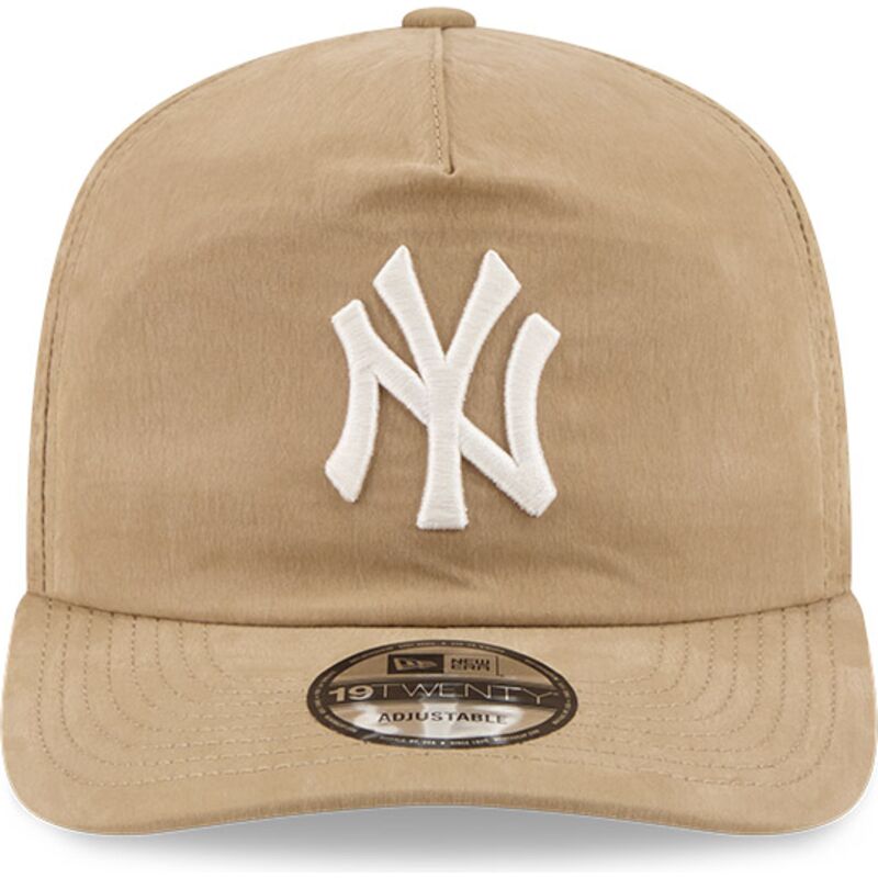 mutzen-gebogen-beige-snapback-19twenty-precurved-der-new-york-yankees-mlb-von-new-era