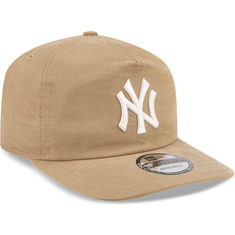 mutzen-gebogen-beige-snapback-19twenty-precurved-der-new-york-yankees-mlb-von-new-era