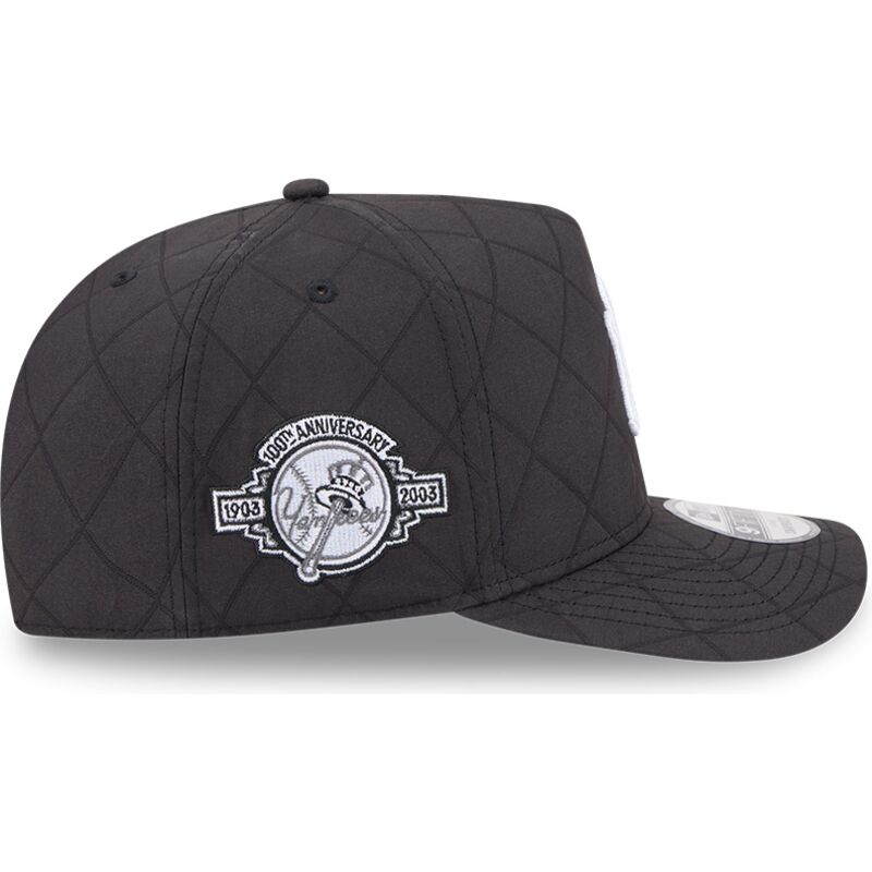 mutzen-gebogen-schwarz-snapback-9fifty-a-frame-precurved-checkered-der-new-york-yankees-mlb-von-new-era mutzen-gebogen-schwarz-snapback-9fifty-a-frame-precurved-checkered-der-new-york-yankees-mlb-von-new-era