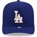 mutzen-gebogen-blau-snapback-9fifty-a-frame-precurved-visor-pin-der-los-angeles-dodgers-mlb-von-new-era