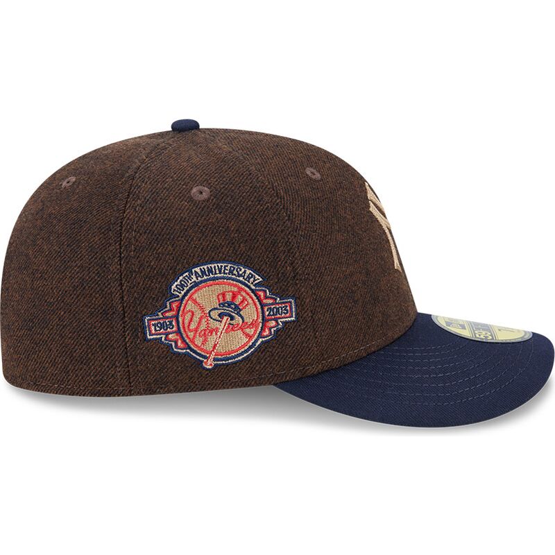 casquette-courbee-marron-et-bleue-ajustee-59fifty-precurved-new-york-yankees-mlb-new-era casquette-courbee-marron-et-bleue-ajustee-59fifty-precurved-new-york-yankees-mlb-new-era