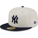casquette-plate-blanche-et-bleue-marine-ajustee-59fifty-checkered-new-york-yankees-mlb-new-era