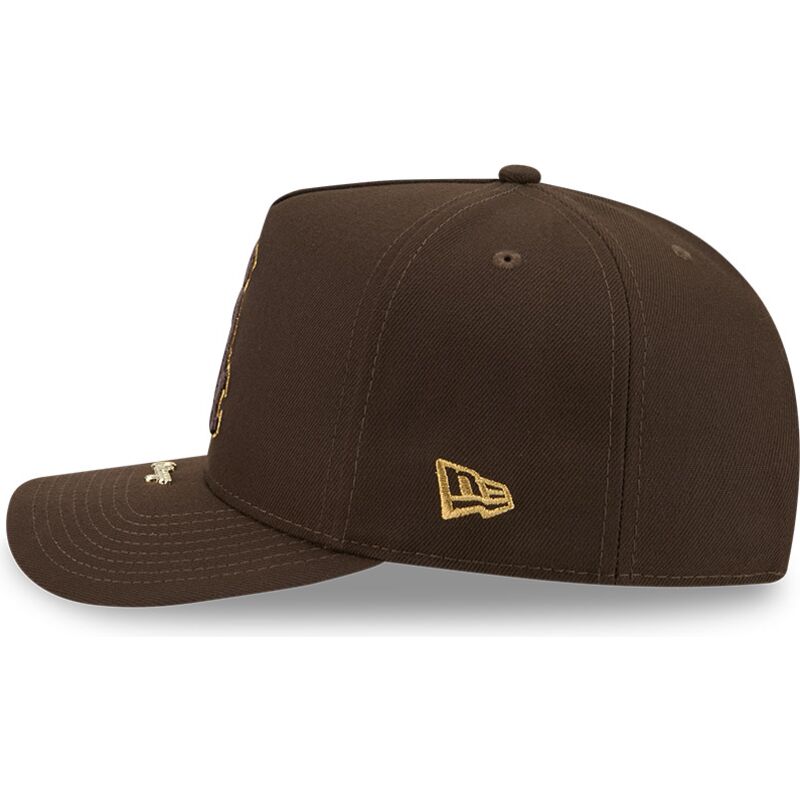 casquette-courbee-marron-snapback-9fifty-a-frame-precurved-visor-pin-chicago-white-sox-mlb-new-era