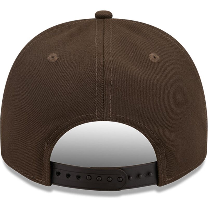 mutzen-gebogen-braun-snapback-9fifty-a-frame-precurved-visor-pin-der-chicago-white-sox-mlb-von-new-era