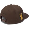 mutzen-flach-braun-snapback-off-embroidered-twill-von-l-ab-c-o-off-white