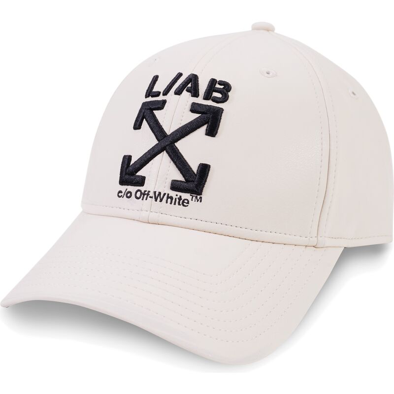 casquette-courbee-beige-ajustable-clamp-arrows-pu-leather-l-ab-c-o-off-white