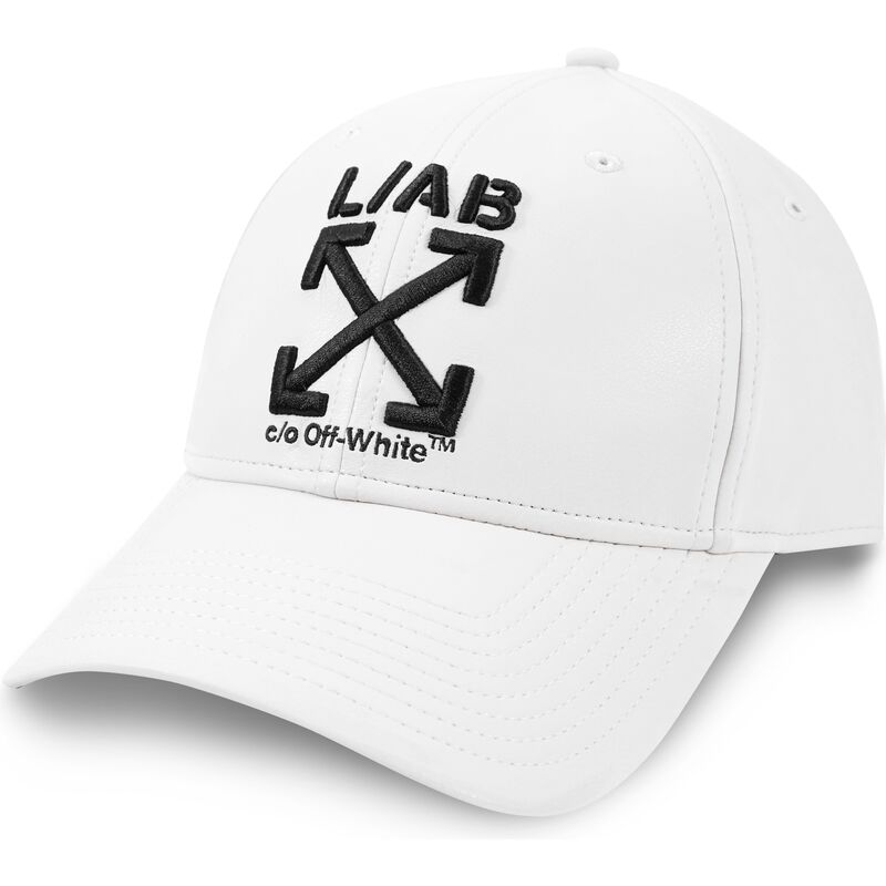 casquette-courbee-blanche-ajustable-clamp-arrows-pu-leather-l-ab-c-o-off-white