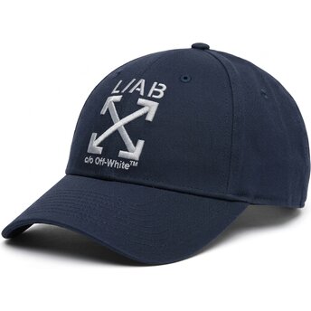 Casquette courbée bleue marine ajustable Clamp Arrows Twill L/AB c/o Off-White™