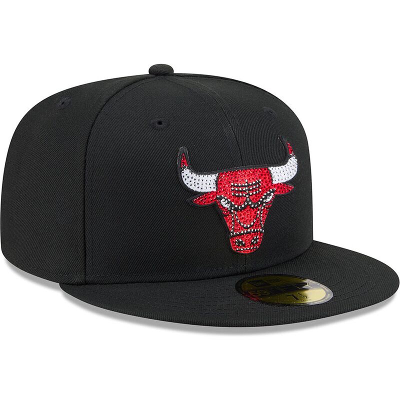 casquette-plate-noire-ajustee-59fifty-rhinestone-badge-chicago-bulls-nba-new-era casquette-plate-noire-ajustee-59fifty-rhinestone-badge-chicago-bulls-nba-new-era