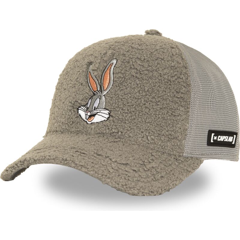 casquette-trucker-grise-bugs-bunny-loo14-bun-looney-tunes-capslab casquette-trucker-grise-bugs-bunny-loo14-bun-looney-tunes-capslab