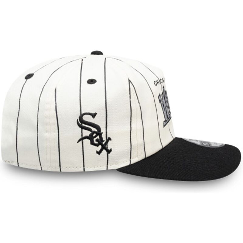 casquette-courbee-noire-et-blanche-snapback-19twenty-pinstripe-chicago-white-sox-mlb-new-era