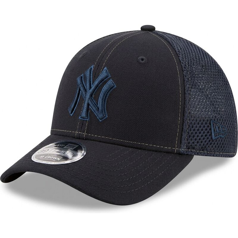 casquette-courbee-bleue-marine-ajustee-avec-logo-bleu-marine-39thirty-m-crown-neo-new-york-yankees-mlb-new-era