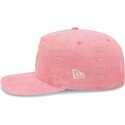 casquette-courbee-rose-ajustable-19twenty-precurved-corduroy-pastel-new-york-yankees-mlb-new-era