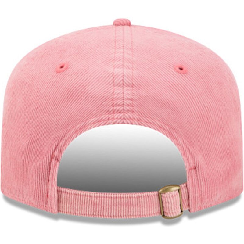 mutzen-gebogen-rosa-verstellbares-band-19twenty-precurved-corduroy-pastel-der-new-york-yankees-mlb-von-new-era