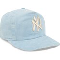 mutzen-gebogen-blau-verstellbares-band-19twenty-precurved-corduroy-pastel-der-new-york-yankees-mlb-von-new-era