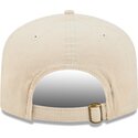 mutzen-gebogen-beige-verstellbares-band-19twenty-precurved-corduroy-pastel-der-los-angeles-dodgers-mlb-von-new-era