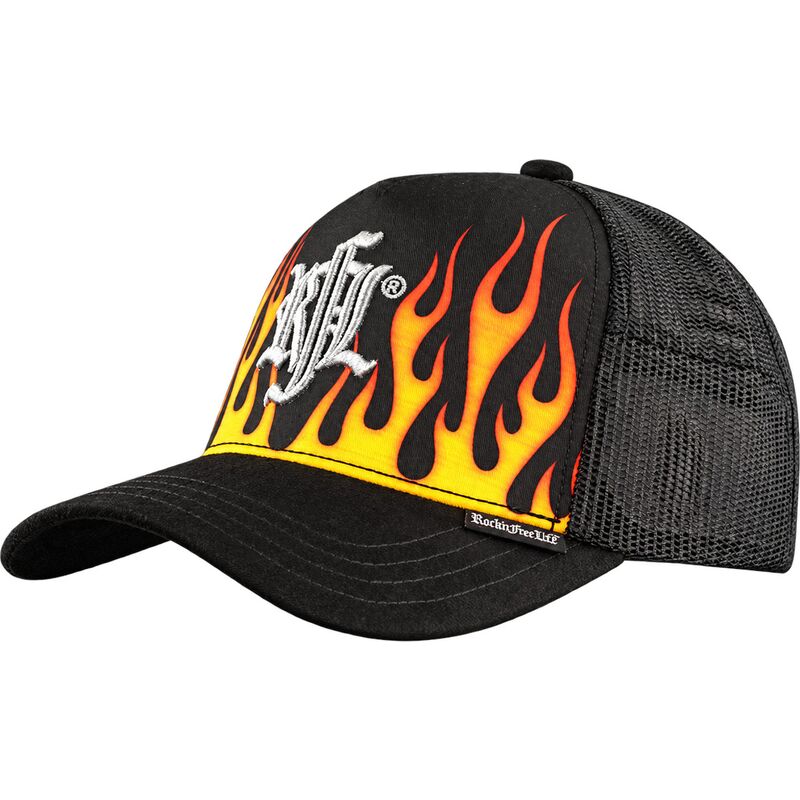 casquette-trucker-noire-n216-burning-rocknfreelife