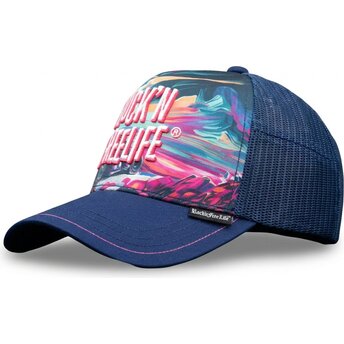 Mützen gebogen blau snapback N°243 Ride Or Die von Rock’nFreeLife