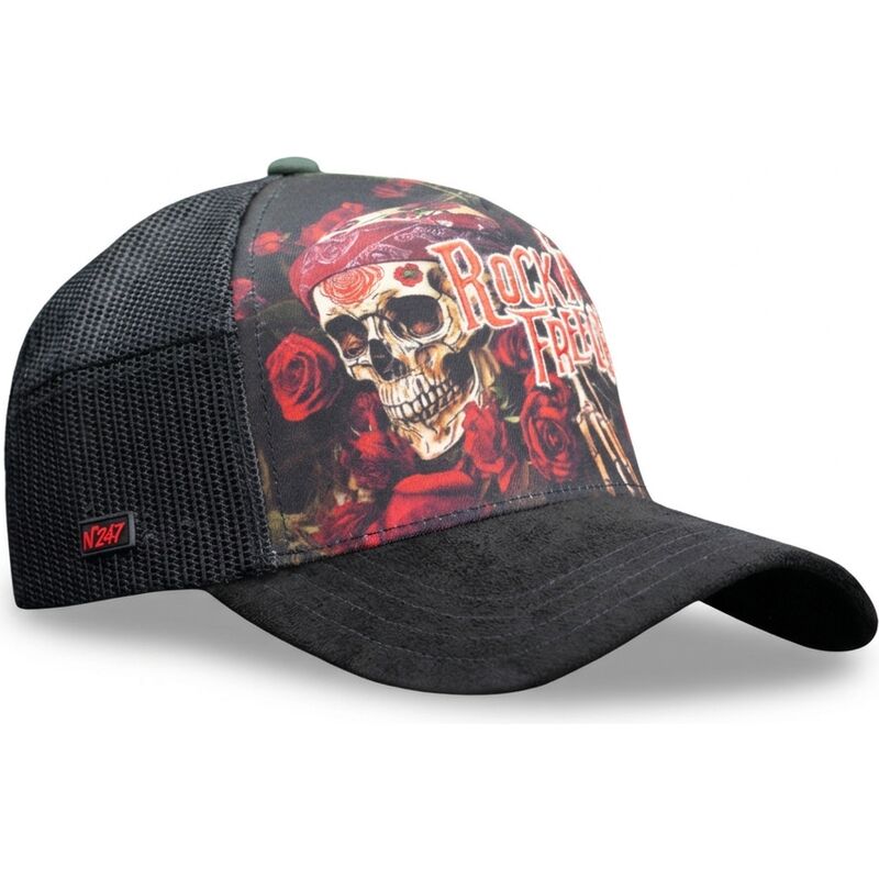 casquette-trucker-noire-n247-loose-control-rocknfreelife casquette-trucker-noire-n247-loose-control-rocknfreelife
