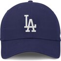 casquette-courbee-bleue-ajustable-club-unstructured-organic-cotton-los-angeles-dodgers-mlb-nike