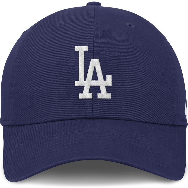 mutzen-gebogen-blau-verstellbares-band-club-unstructured-organic-cotton-der-los-angeles-dodgers-mlb-von-nike