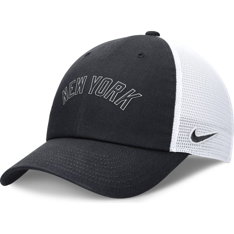 casquette-trucker-bleue-marine-et-blanche-ajustable-club-unstructured-ny-new-york-yankees-mlb-nike casquette-trucker-bleue-marine-et-blanche-ajustable-club-unstructured-ny-new-york-yankees-mlb-nike