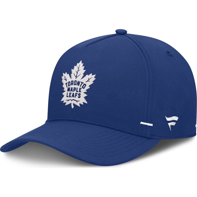 casquette-courbee-bleue-snapback-structured-a-frame-toronto-maple-leafs-nhl-fanatics