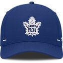 casquette-courbee-bleue-snapback-structured-a-frame-toronto-maple-leafs-nhl-fanatics